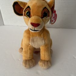 Disney TY Sparkle Simba Plush