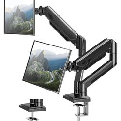 Dual Monitor Desk Mount - Adjustable Monitor Arm for 2 Monitors up to 32 inches/19.8 lbs,