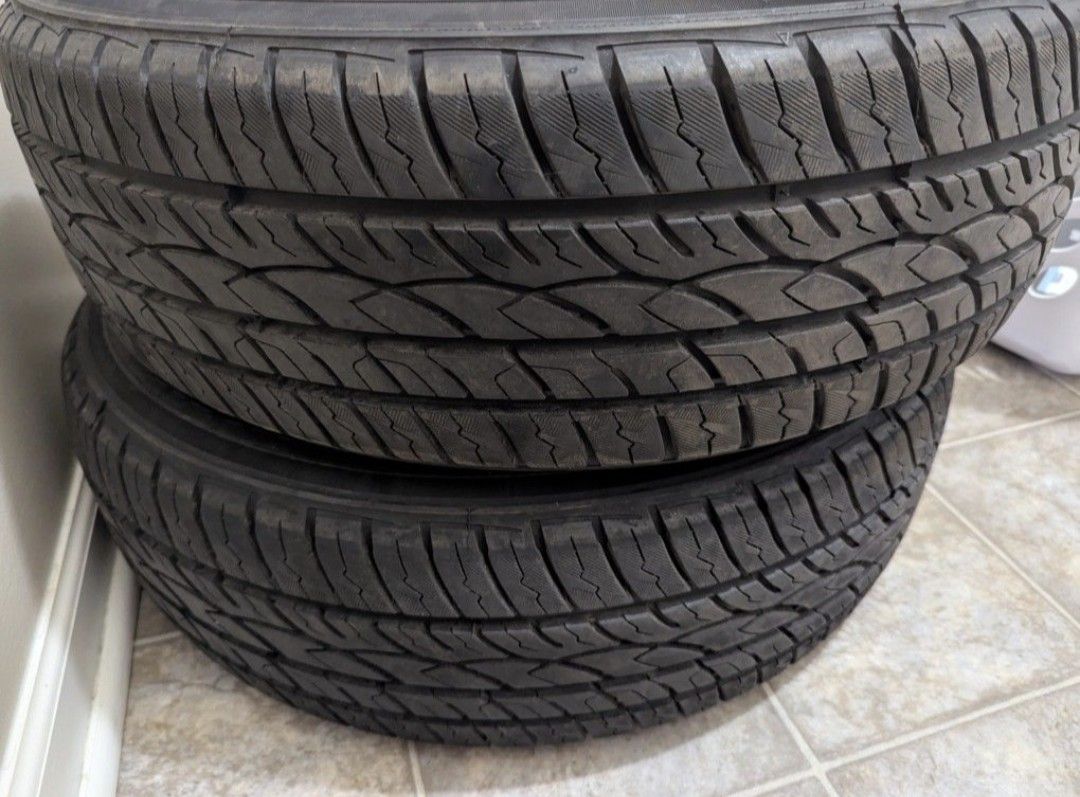 FREE! Two 205/65R16 Mavis Highway Touring All Season tires with 550 miles and 9/32" tread