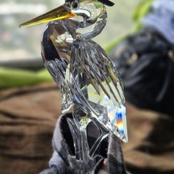 Vintage – Silver Heron  Feathered Beauties by Swarovski