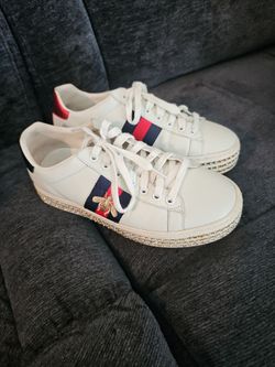 Gucci Ace Bee Crystal Sole Sneakers