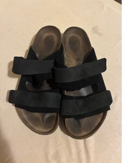Birkenstock Uji Sandals Black Nubuck Men’s 11 (EU 44) w/ Box