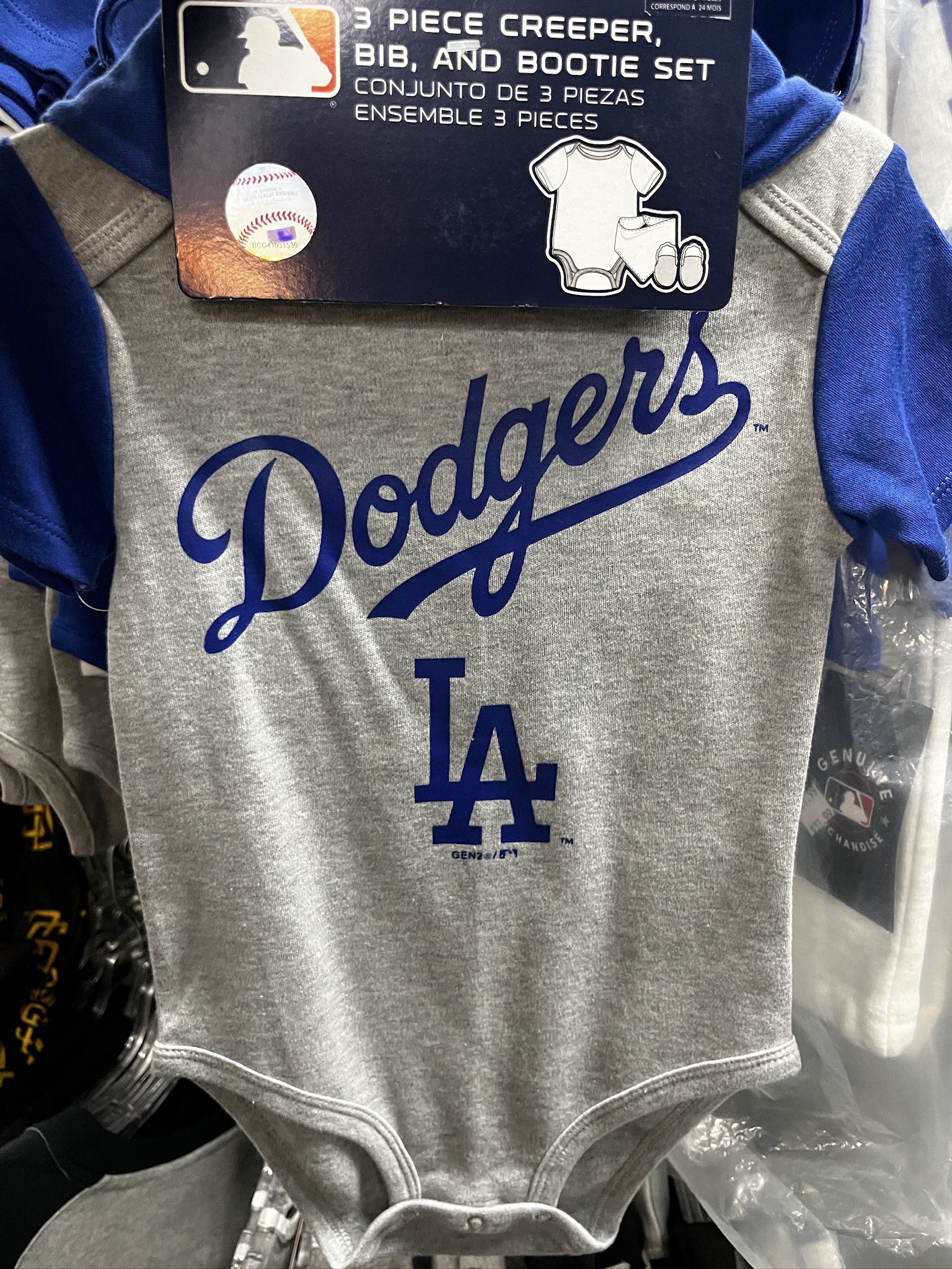 3pc Dodgers Infant Set