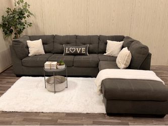 Large Gray Ashley Furniture Sectional Couch - Delivery Available