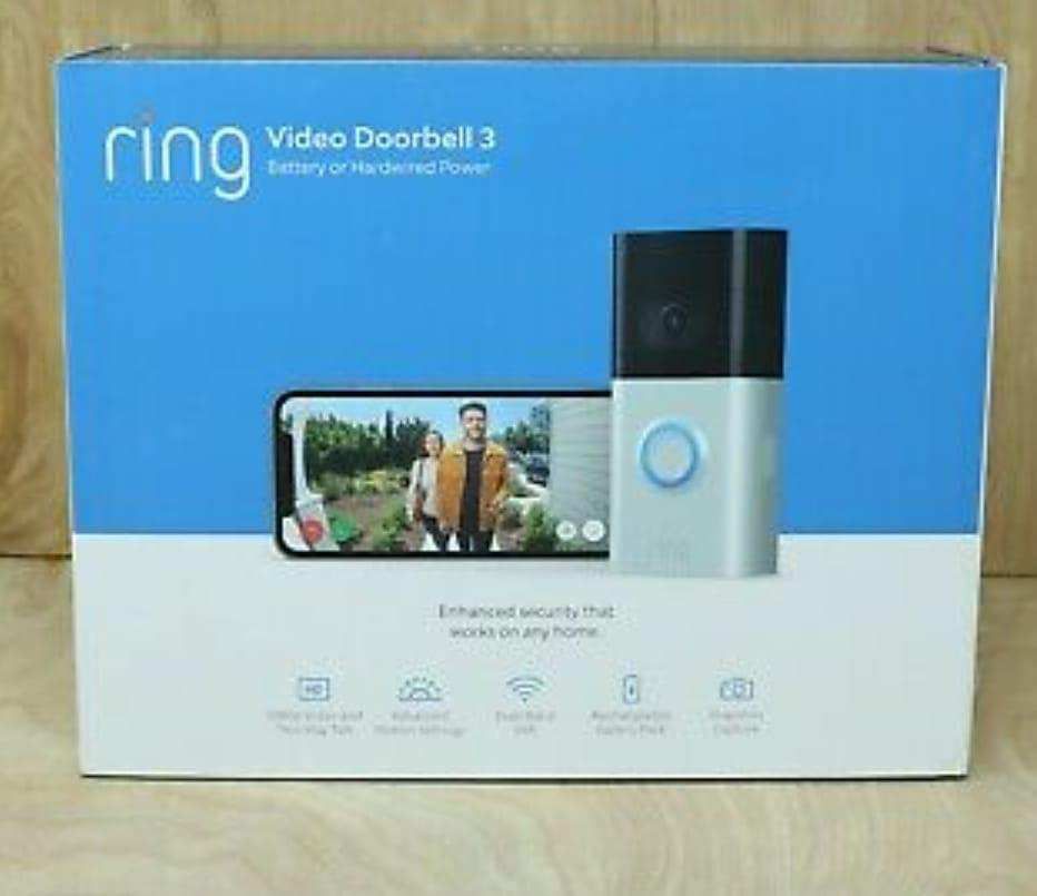 Brand NEW Ring Video Doorbell 3 + Echo Show 5