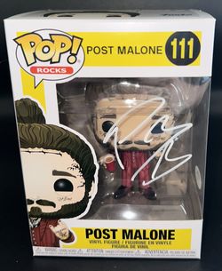 POST MALONE SIGNED FUNKO 111 PSA/DNA