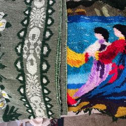 55/86” & 58/46” Nice Blankets Handmade Bigger $40  Smaller $20