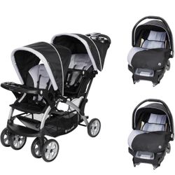 Double Stroller & Car Seats