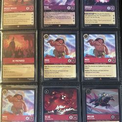 Disney Lorcana Trading Card Singles (Super Rare, Rare, Legendary)