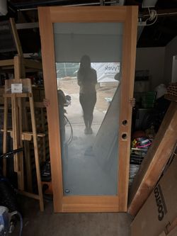 glass exterior/entryway door