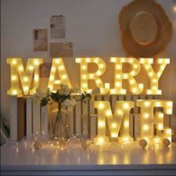 New 3ft “marry Me” Letters - Amazon $160