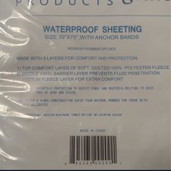Twin Waterproof Bedding Sheets 