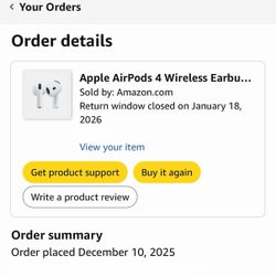 Apple AirPods 4 with Active Noise Cancellation (Excellent Condition)