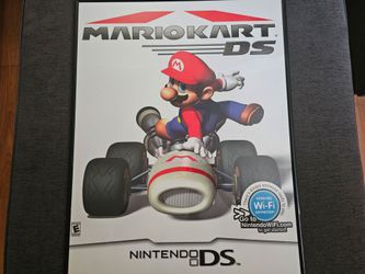Mario Kart DS Original Promotional Poster Nintendo 2005