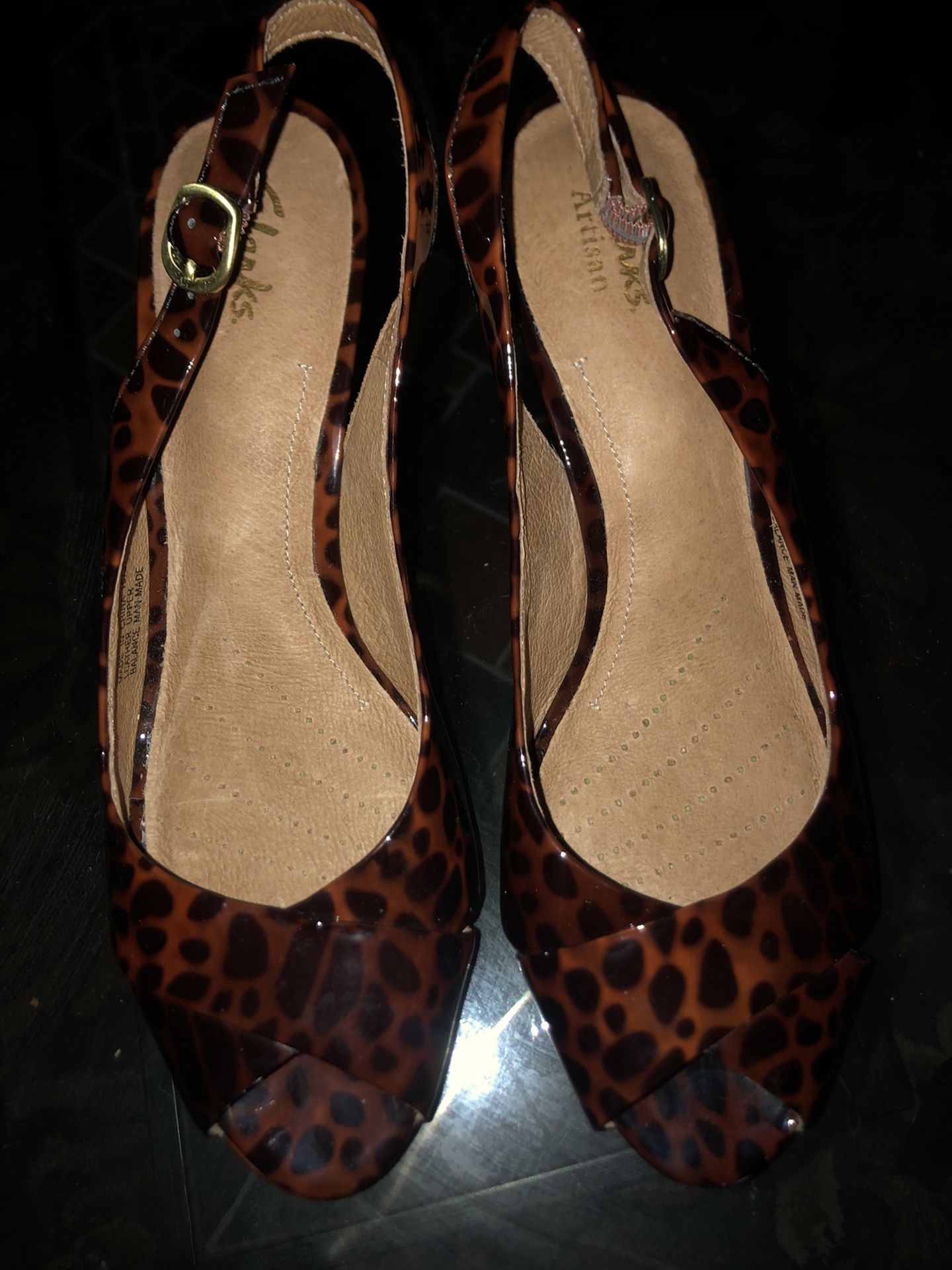 Clark’s Ardisson high heels leopard print