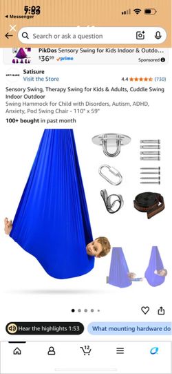 Sensory swing