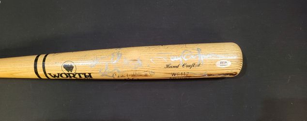 '95 Padres Team-Signed, PSA-Certified Bat Signed by 19-inc Tony Gwynn and Fernando Valenzuela