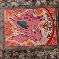 Pokemon 1999 topps #33 nidorino