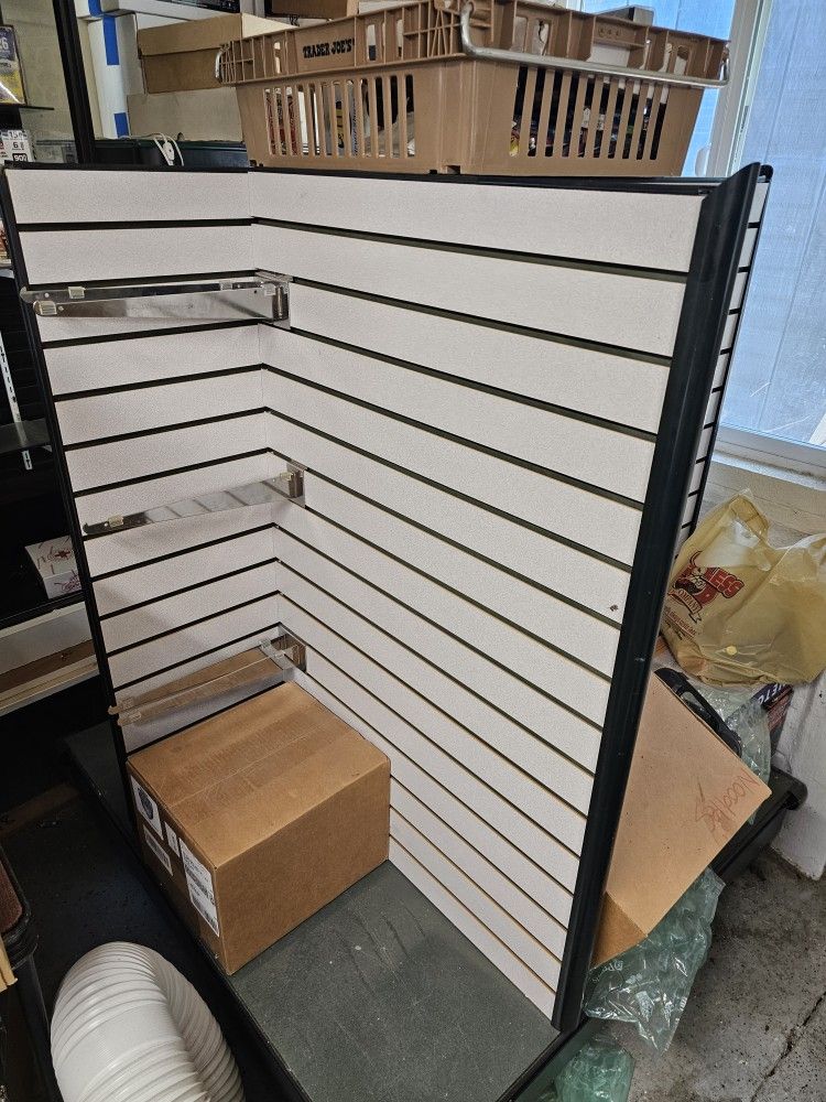 Awesome Center Display Consel With Glass Shelving
