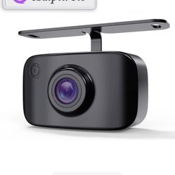 eRapta Reverse Camera 3.0 License Plate Backup Camera HD 149° Wide Rear View IP69K Waterproof IR Night Vision Easy Mount DIY Grid for Cars Trucks Pick