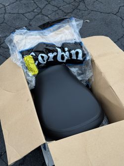 Triumph Rocket III OEM Black Leather Motorcycle Rider Seat, Italy, NOS (contact info removed)