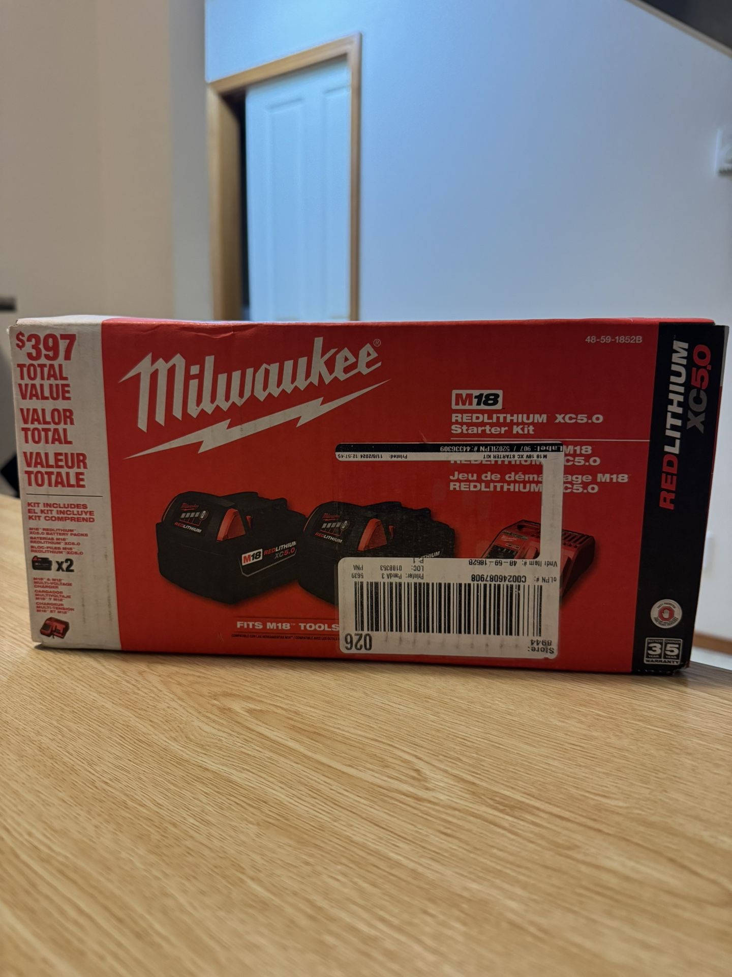 Milwaukee M18 5.0 Batteries
