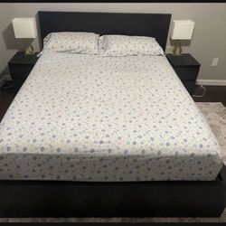  Queen Bed With mattress 