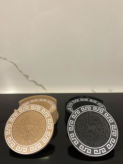 Aztec Calendar Coaster Set With Holder