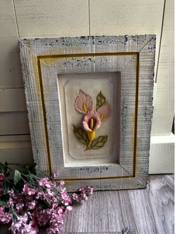 3-d picture with morning glory