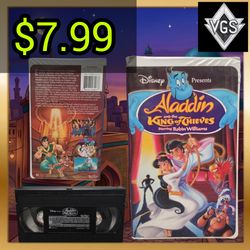 Walt Disney's Aladdin King of Thieves VHS #4609