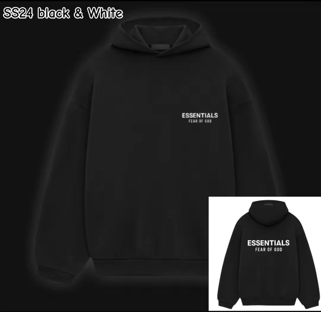 FEAR OF GOD Hoodie B&W