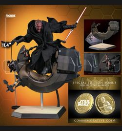 1/6 Hot Toys Darth Maul Special Edition With Speeder Sixth Scale Star Wars Figure MMS749