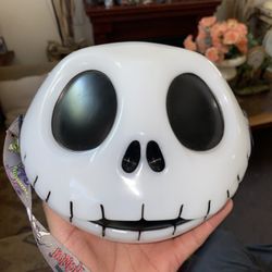 Disneyland Nightmare Before Christmas Jack Skellington Light Up Popcorn Bucket