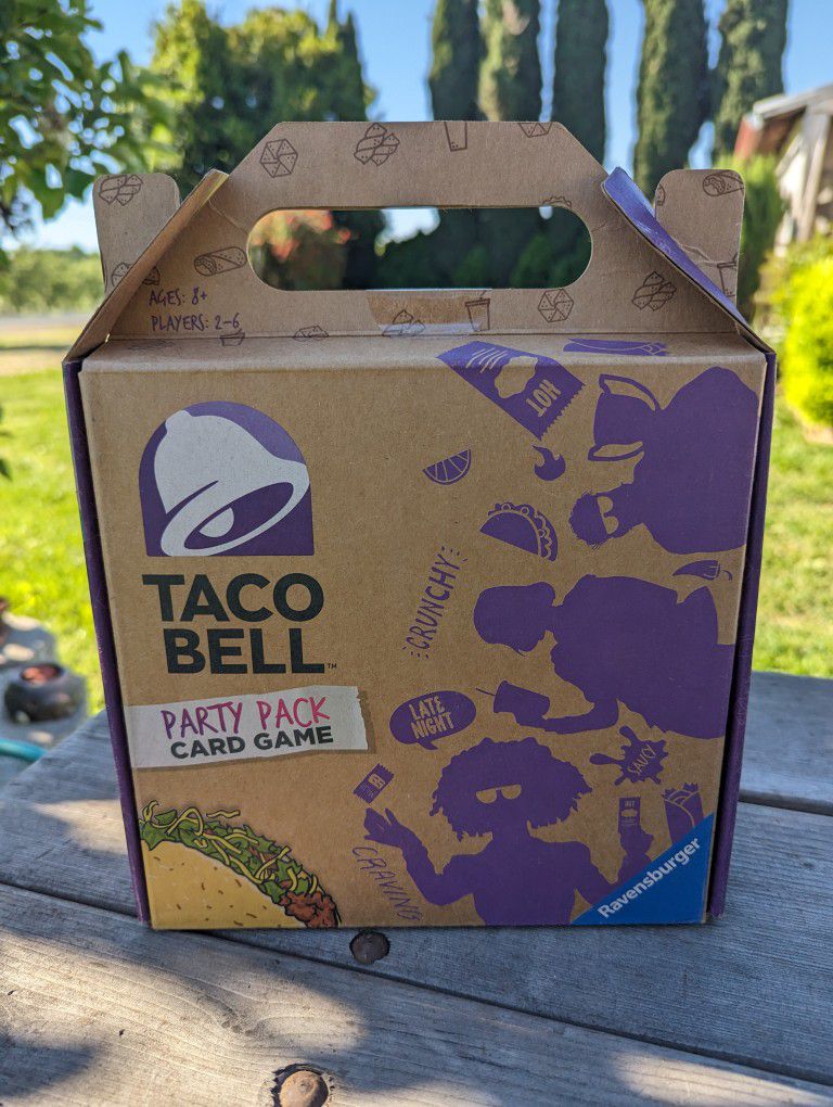 Taco Bell Party Pack Card Game Brand New in Box, Sealed Ravensburger Ages 8+