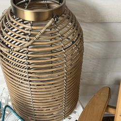 Lantern With Candle Holder Inside