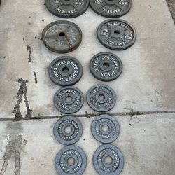 Olympic Weight Plate Set 250lbs 