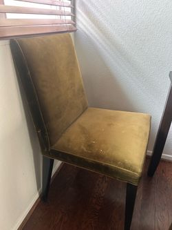 Suede chairs