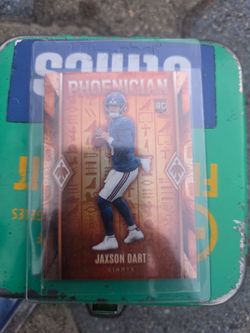 Jaxon dart football giants collector card