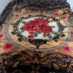 Is It Two-Piece Blanket And The Brand Is From Afghanistan Color Brown