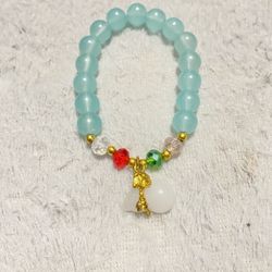Natural Stone Charm Bracelet