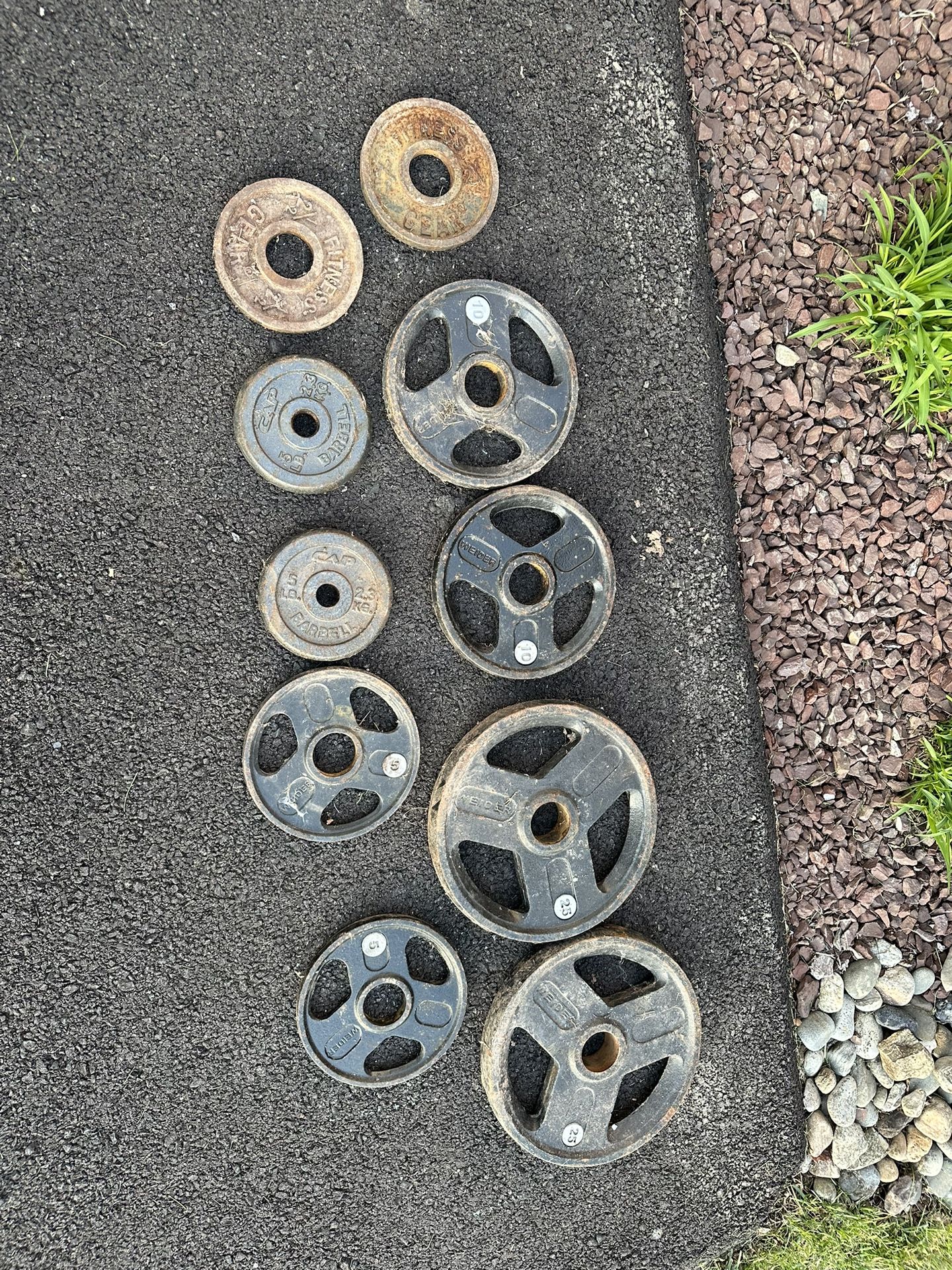 Weight Plates 95lb Total