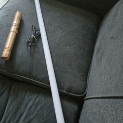 ***OFFERS CONSIDERED *** Neo Sabers Dueling Lightsaber RGB base Lit With 36" Blade, Battery, & Charging Cable!