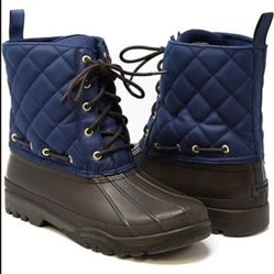 NEW WOMENS SPERRY TOP SIDER RAIN SNOW BOOTS 
