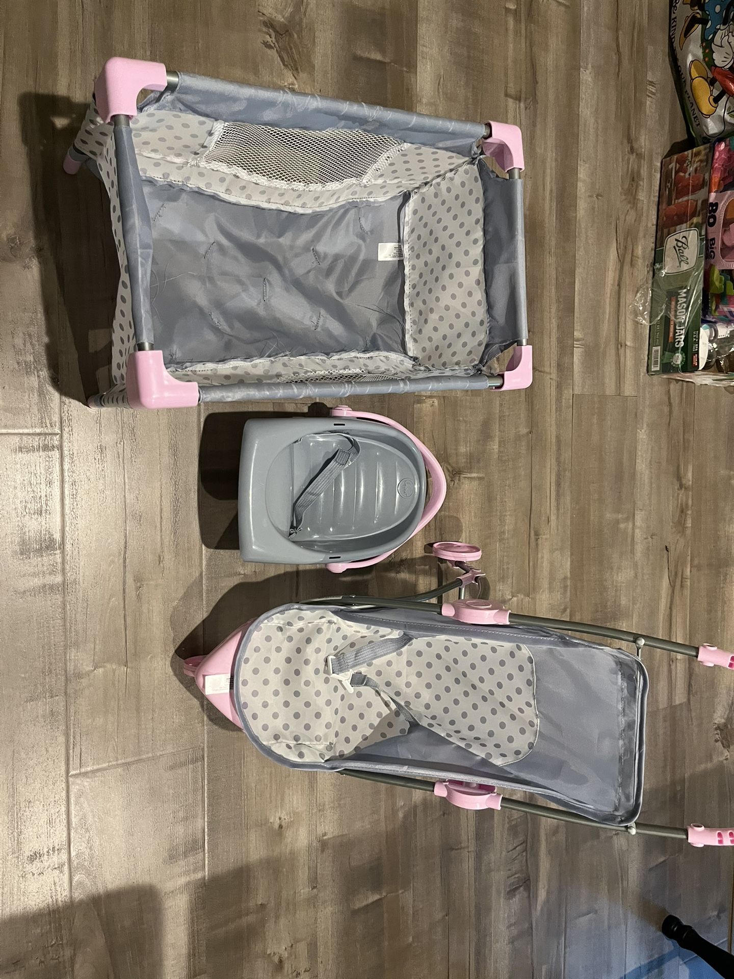 Doll Stroller & Bed