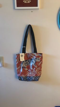 Tiger tote bag - Handmade
