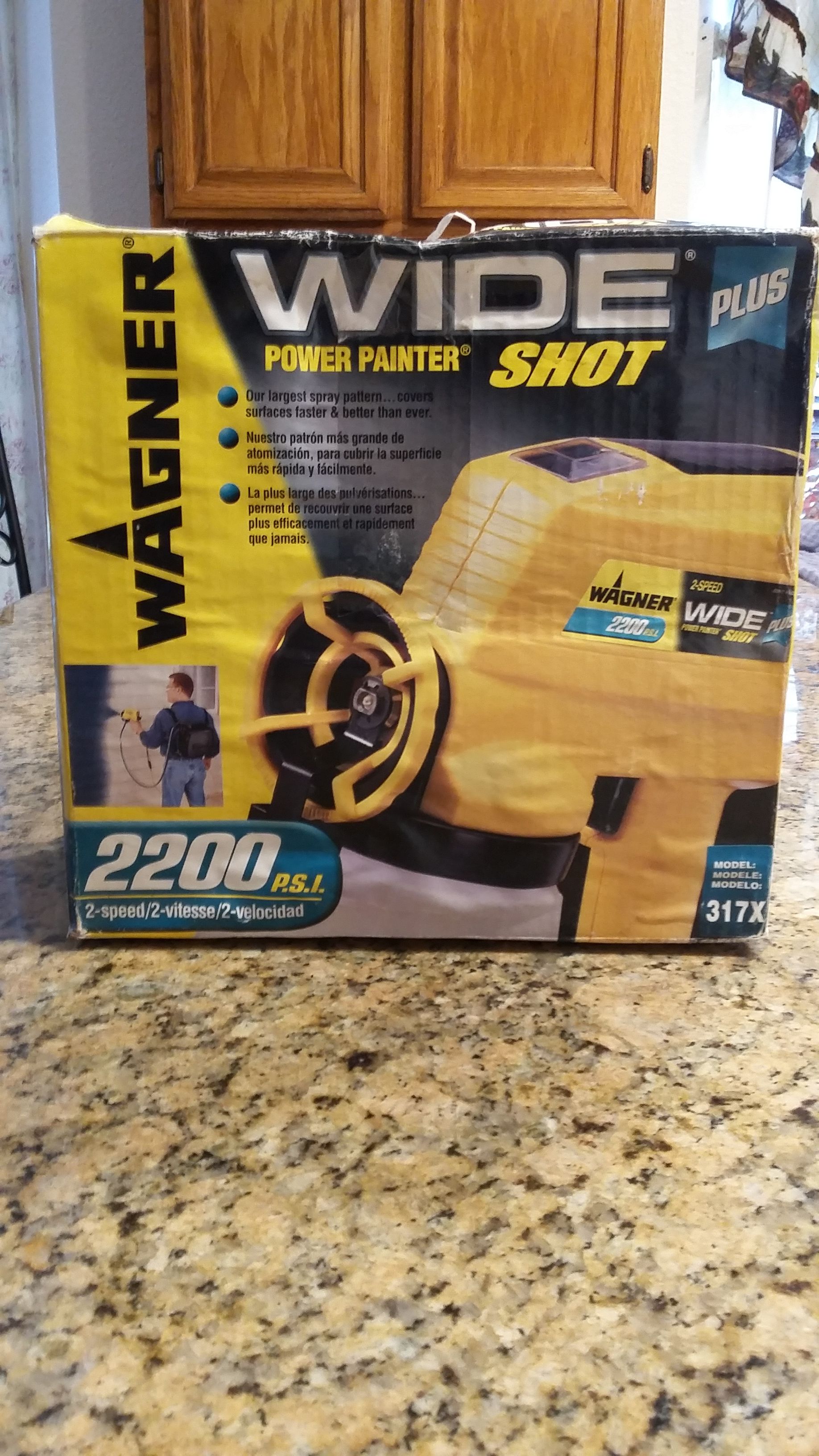 Wagner wide shot power plus paint sprayer 2200 psi