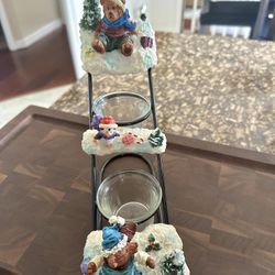 Winter tea light holder