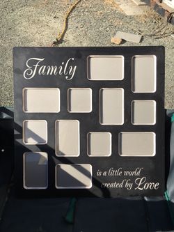 Family collage picture frame
