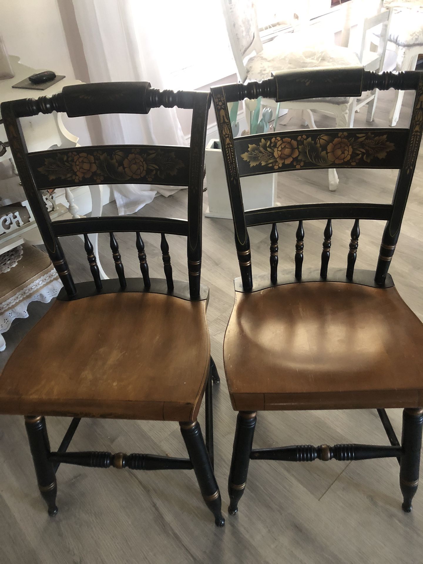 Antique Hitchcock Chairs