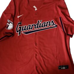 New Stitched Never Worn Cleveland Guardians Jose Ramirez Jersey. Size Medium, Large, XL And 2XL